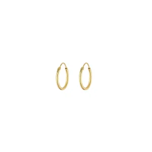 Creole Pure, klein, 18 K Gelbgold vergoldet-LEAF Online