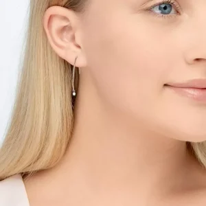 Creole Pure M Diamant, 18 Karat Weißgold-LEAF Best