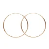 Creole Pure, 45mm, 18 K Rosegold vergoldet-LEAF Fashion