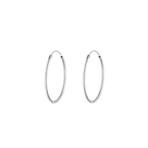 Creole Pure, 30mm, 925 Sterlingsilber-LEAF Hot