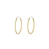 Creole Pure, 30mm, 18K Gelbgold vergoldet-LEAF Fashion