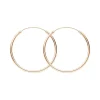 Creole Rund L, 40mm, 14 Karat Rosegold-LEAF Discount