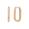 Creole Square, maxi, 18 K Rosegold vergoldet-LEAF Online