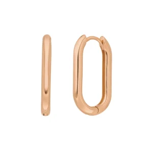 Creole Square, maxi, 18 K Rosegold vergoldet-LEAF Online