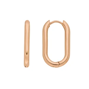 Creole Square, maxi, 18 K Rosegold vergoldet-LEAF Online