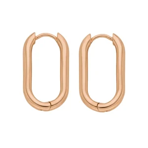 Creole Square, maxi, 18 K Rosegold vergoldet-LEAF Online