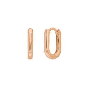 Creole Square, mini, 18 K Rosegold vergoldet-LEAF Discount