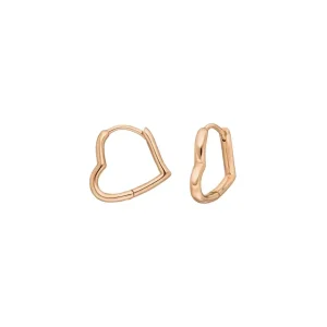 Creole TINY HEART, 18 K Rosegold vergoldet-LEAF Online