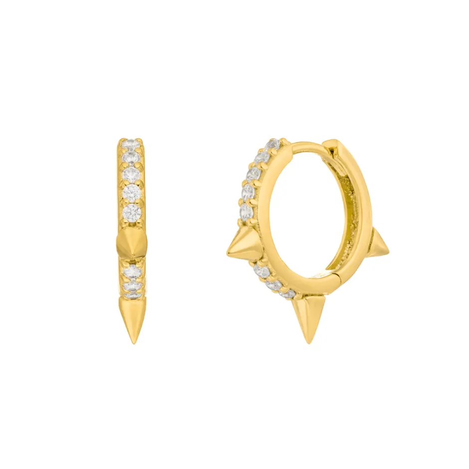 creole_triple_stud__k_gel_0.webp Creole Triple Stud, 18 K Gelbgold vergoldet-LEAF Best