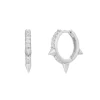 Creole Triple Stud, 925 Sterlingsilber-LEAF Hot