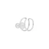 Earcuff 2 Pearls, 925 Sterlingsilber-LEAF Best