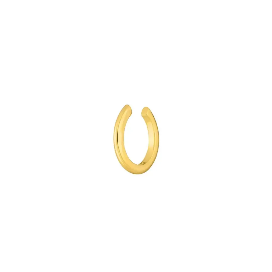 earcuff_basic__mm__k_gelb_0.webp Earcuff Basic, 10 mm, 18 K Gelbgold vergoldet-LEAF Sale