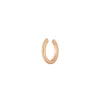 Earcuff Basic, 10 mm, 18 K Rosegold vergoldet-LEAF Fashion