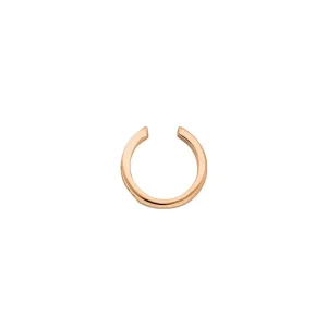 Earcuff Basic mit Zirkonia, 10 mm, 18 K Rosegold vergoldet-LEAF Best