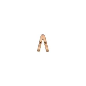 Earcuff Double Line, 10 mm, 18 K Rosegold vergoldet-LEAF Online