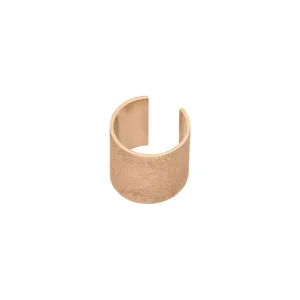 Earcuff Matt, 10mm, 18 K Rosegold vergoldet-LEAF New