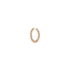 Earcuff Rope, 10 mm, 18 K Rosegold vergoldet-LEAF Fashion