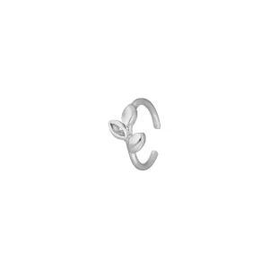 Earcuff Sweet Branch, 925 Sterlingsilber, rhodiniert-LEAF Sale