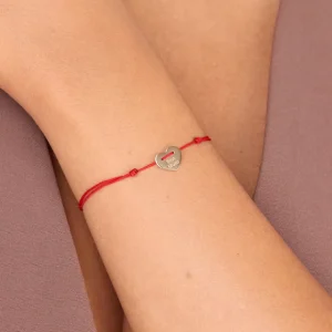 Freundschaftsarmband BEST MUM, 14 Karat Rosegold,-LEAF Online