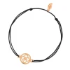 Freundschaftsarmband Clover, 14 Karat Rosegold-LEAF Sale