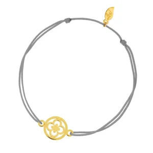 Freundschaftsarmband Clover, 14 Karat Gelbgold-LEAF Clearance
