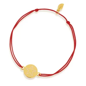 Freundschaftsarmband Disc STAR, 14 Karat Gelbgold-LEAF Discount