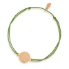 Freundschaftsarmband Disc STAR, 14 Karat Rosegold-LEAF Sale