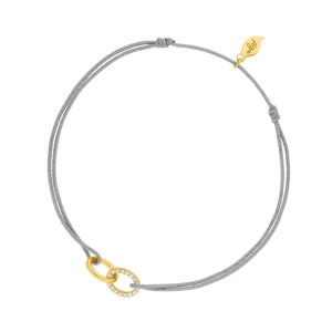 Freundschaftsarmband ETERNAL TOUCH, Diamanten, 14 Karat Gelbgold-LEAF Online