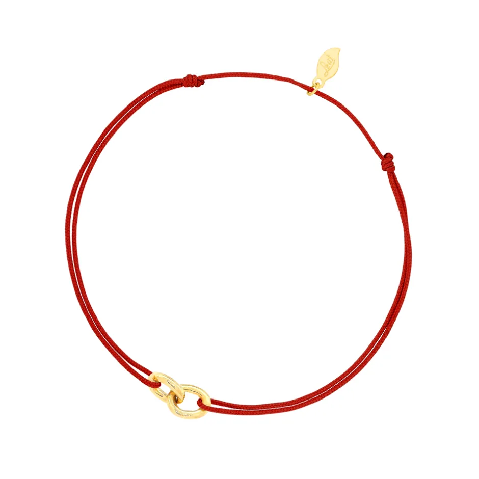 freundschaftsarmband_eter_0-4.webp Freundschaftsarmband ETERNAL TOUCH, 14 Karat Gelbgold-LEAF Fashion