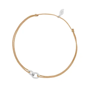 Freundschaftsarmband ETERNAL TOUCH, 14 Karat Weißgold-LEAF Online