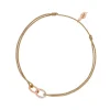 Freundschaftsarmband ETERNAL TOUCH, Diamanten, 14 Karat Rosegold-LEAF Fashion