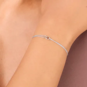 Freundschaftsarmband ETERNAL TOUCH, 14 Karat Weißgold-LEAF Online