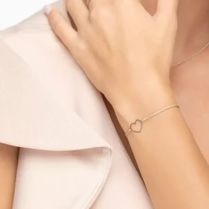 Freundschaftsarmband GENTLE HEART, 14 Karat Weißgold-LEAF Best