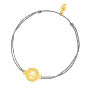 Freundschaftsarmband Hand der Fatima, 14 Karat Gelbgold-LEAF Outlet