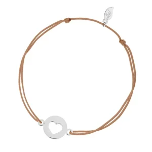 Freundschaftsarmband Heart, 14 Karat Weißgold-LEAF Clearance
