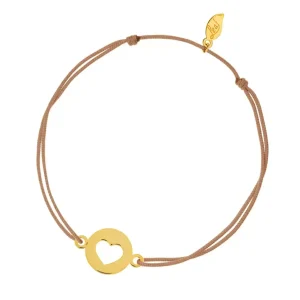 Freundschaftsarmband Heart, 14 Karat Gelbgold-LEAF Best
