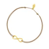 Freundschaftsarmband INFINITY, 14 Karat Gelbgold-LEAF Outlet