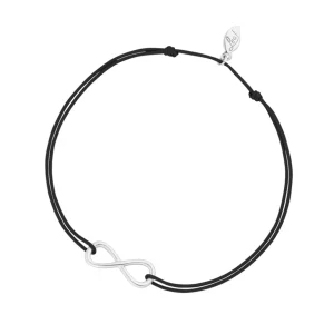 Freundschaftsarmband INFINITY, 14 Karat Weißgold-LEAF Outlet