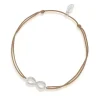 Freundschaftsarmband Infinity mit Diamanten, 18 Karat Weißgold-LEAF Online