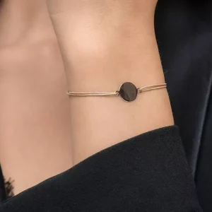 Freundschaftsarmband Plate, 14 Karat Rosegold-LEAF Discount