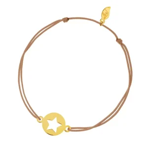 Freundschaftsarmband Star, 14 Karat Gelbgold-LEAF Sale