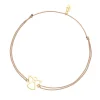 Glücksarmband Engel, 18K Gelbgold vergoldet-LEAF New