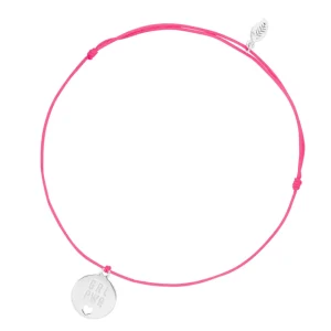 Glücksarmband GRL PWR, Pink-LEAF Clearance