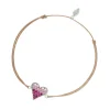 Glücksarmband Pink Valentine, 925 Sterlingsilber,-LEAF Outlet