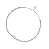 Glücksarmband Pure mit Perle, 18 K Rosegold vergoldet,-LEAF Fashion