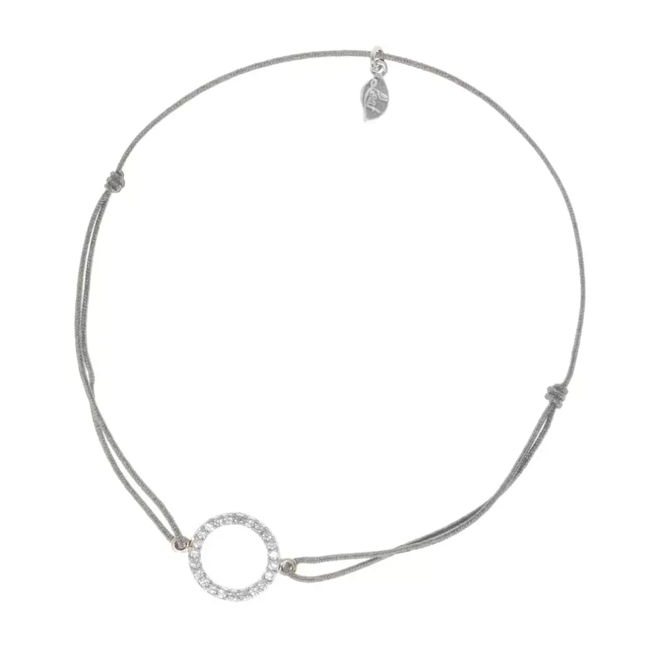 glcksarmbndchen_circle_zi_0-2.webp Glücksarmbändchen Circle Zirkonia, Silber,-LEAF Online