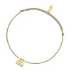 Glücksbändchen "Best Friend", 18 K Gelbgold vergoldet,-LEAF Sale