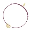 Glücksbändchen "Best Mum", 18 K Gelbgold vergoldet,-LEAF Fashion