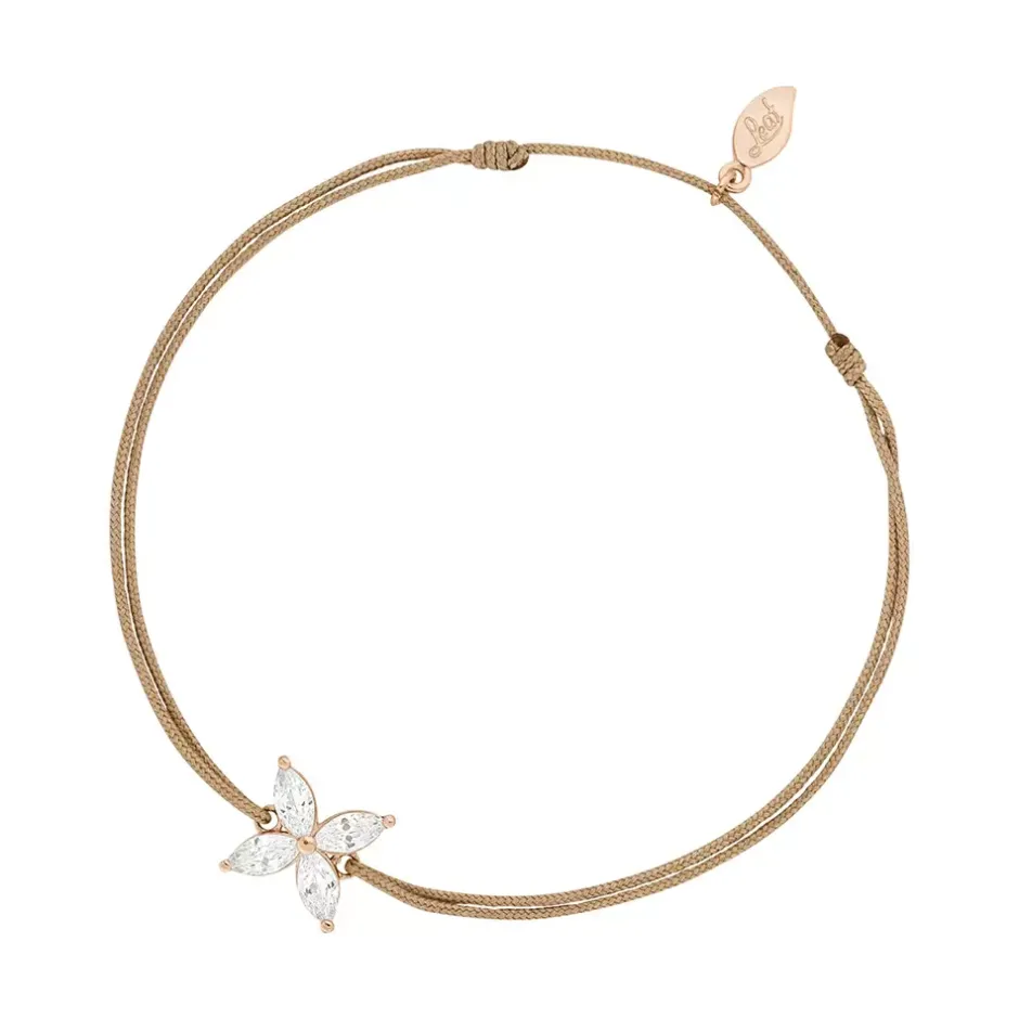 glcksbndchen_leaf_flower__0-2.webp Glücksbändchen Flower, 18 K Rosegold vergoldet,-LEAF Clearance