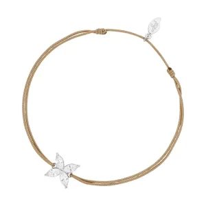 GlĂŒcksbĂ€ndchen Flower, 925 Sterlingsilber,-LEAF Clearance